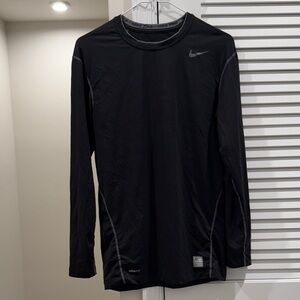 Nike Men's Black Long Sleeve Performance Tee